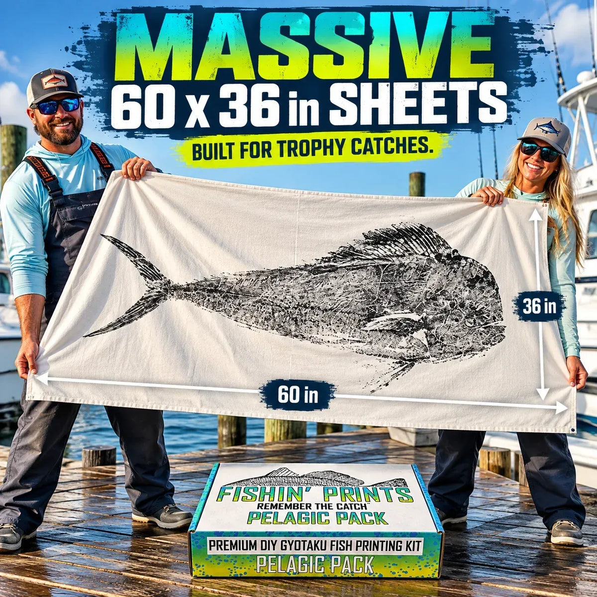 🎣 DIY Gyotaku Fish Printing Kit