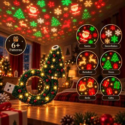2026 New USB Plug-In Christmas Projector Night Light