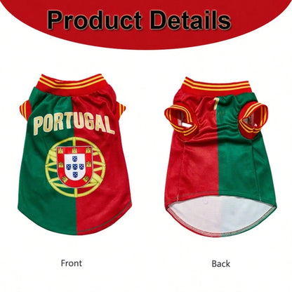 ⚽🐾 2026 North America Football Fan Pet Jersey
