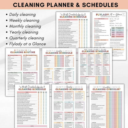 ⏰ADHD Cleaning & Organizing Toolkit - Chore Planner