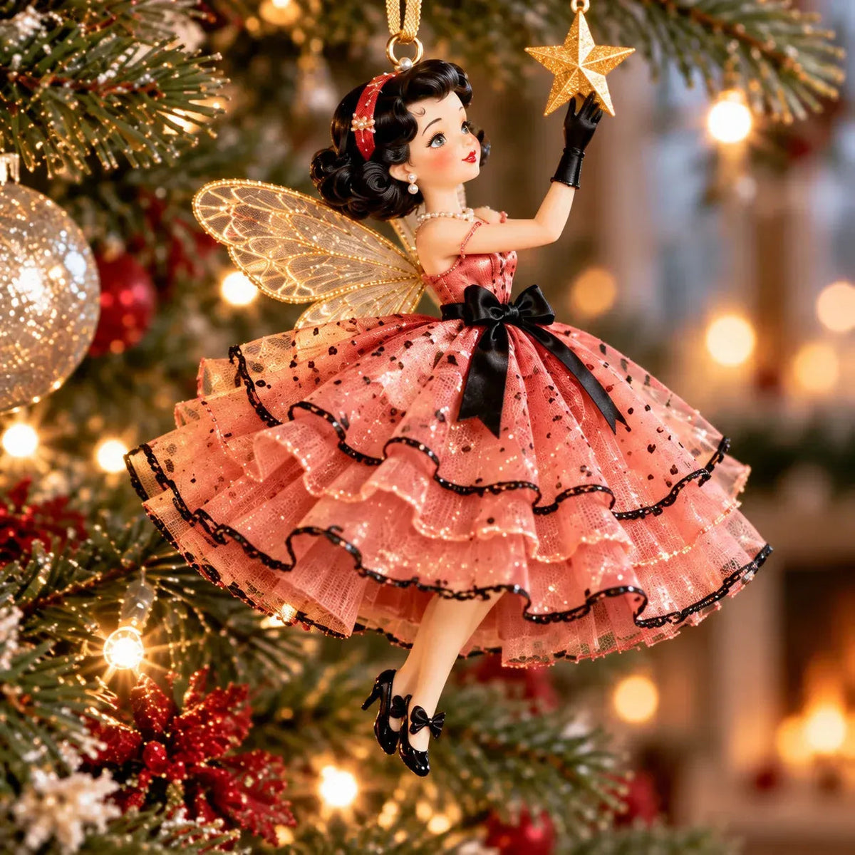 🧚‍♀️Vintage Fairy Christmas Ornaments – A Touch of Old-Fashioned Magic