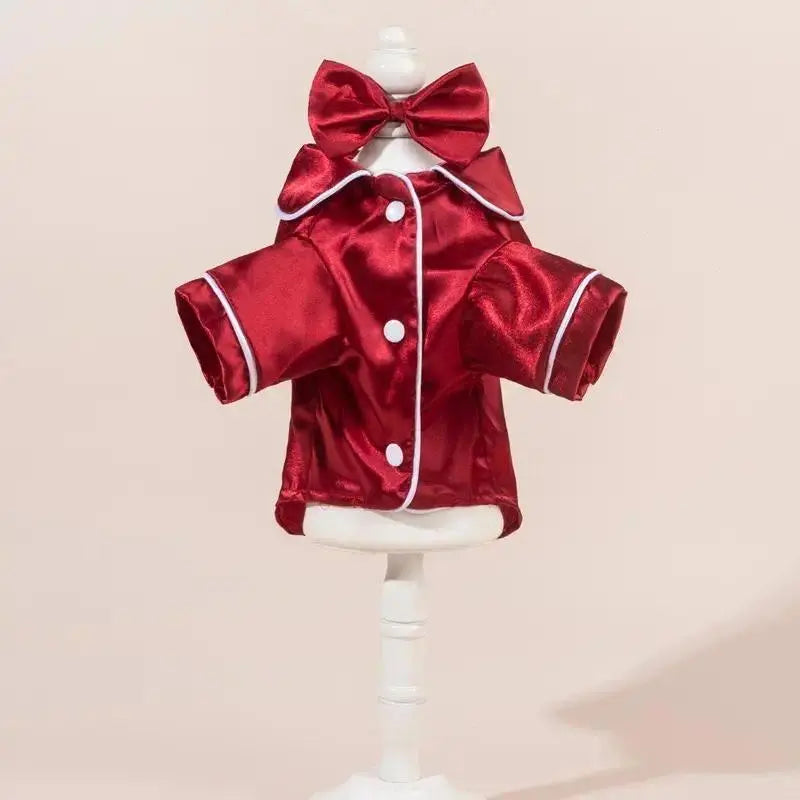 Soft Silk Pet Pajama Set