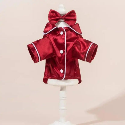 Soft Silk Pet Pajama Set