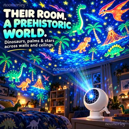 🦕 Magical Dinosaur & Ocean Star Projector – Turn Bedtime Into an Underwater Adventure! 🌊✨
