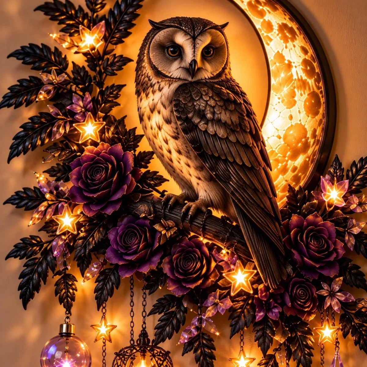 🌙 Enchanted Moon Animal Wall Light – 4 Celestial Styles