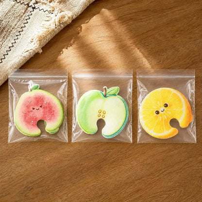 🔥HOT SALE💥 Compressed Cellulose Sponges - 3-Pack Fruit-Shaped Natural Pop-Up Kitchen Sponges🧽
