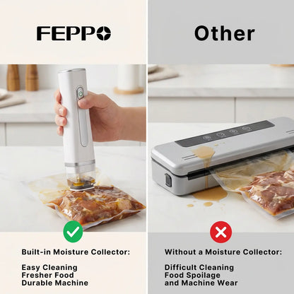 Vacuum Sealer for Food with Visible Water Tank, 30 Reusable Bags