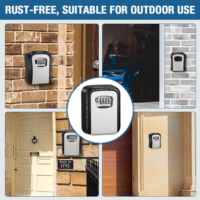 🔐⚡ Wall‑Mount Resettable Combination Key Box – Rust‑Proof, Large Storage, Heavy‑Duty ✨