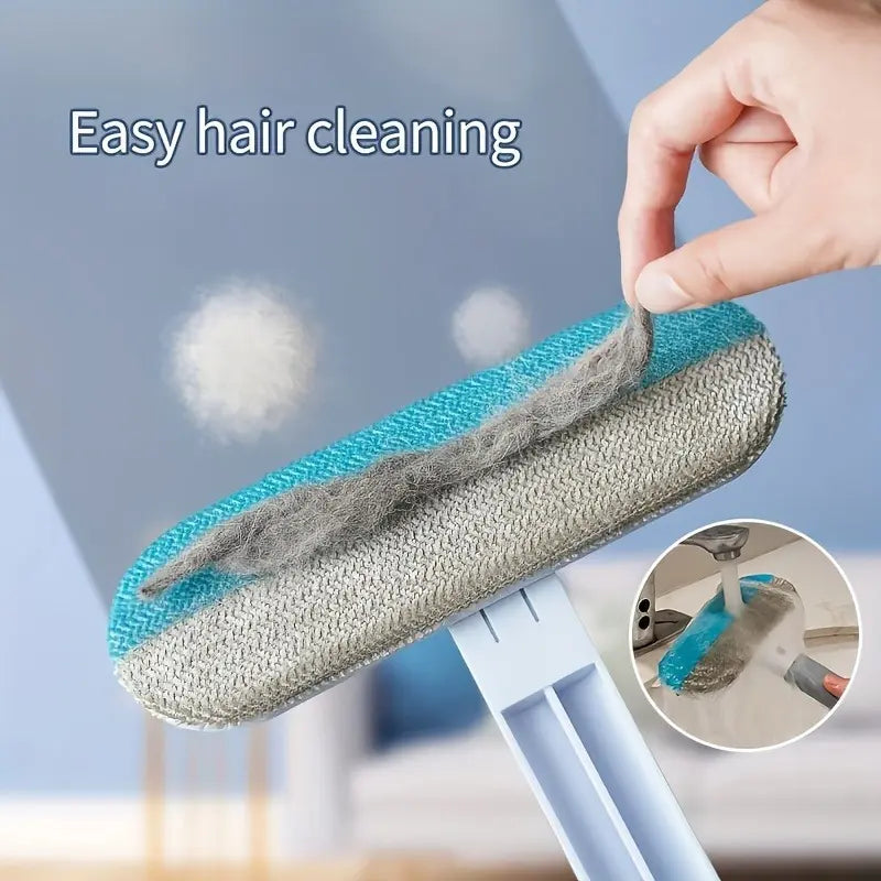 🐕🧹Upgraded Reusable Pet Hair Remover Brush – Extra-Long Handle Lint Cleaner for Dog & Cat Hair