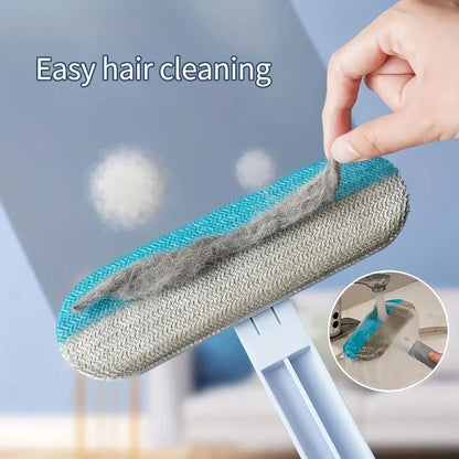 🐕🧹Upgraded Reusable Pet Hair Remover Brush – Extra-Long Handle Lint Cleaner for Dog & Cat Hair