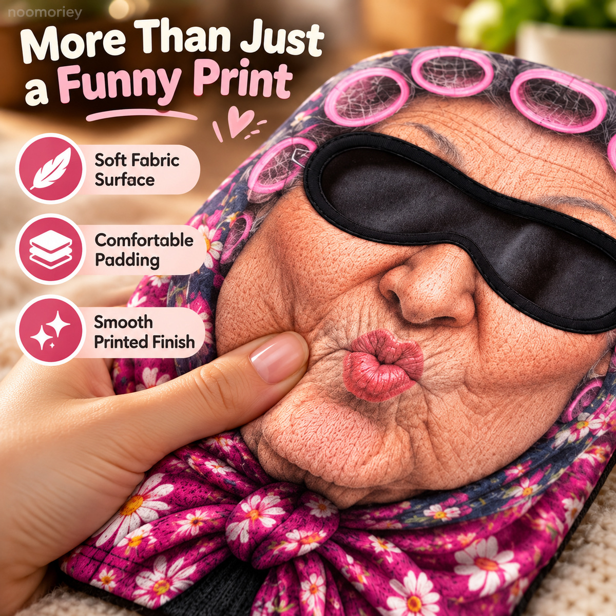 Funny Grandma Print Ski Mask