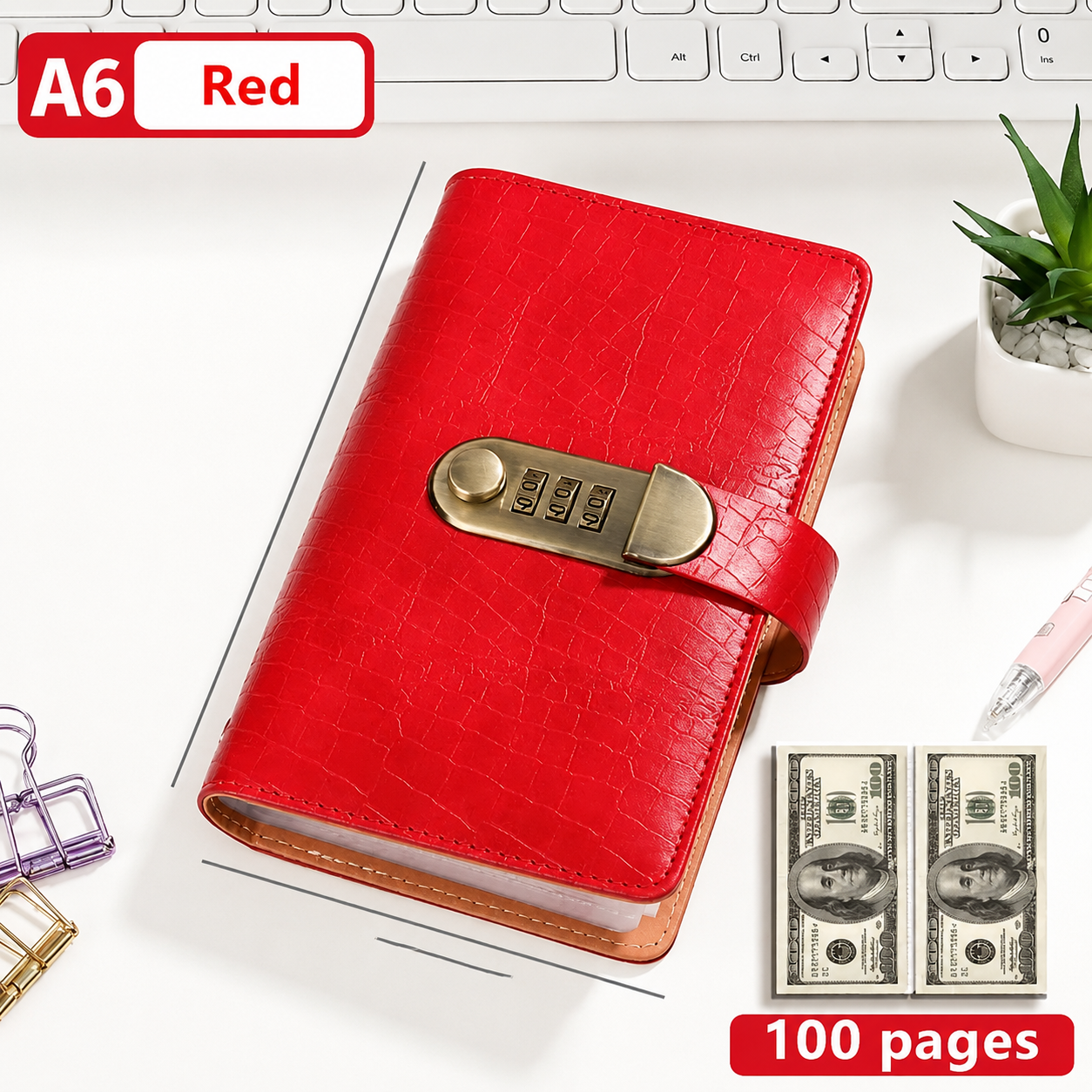 🔒100 Transparent Pocket Currency Collectors Album