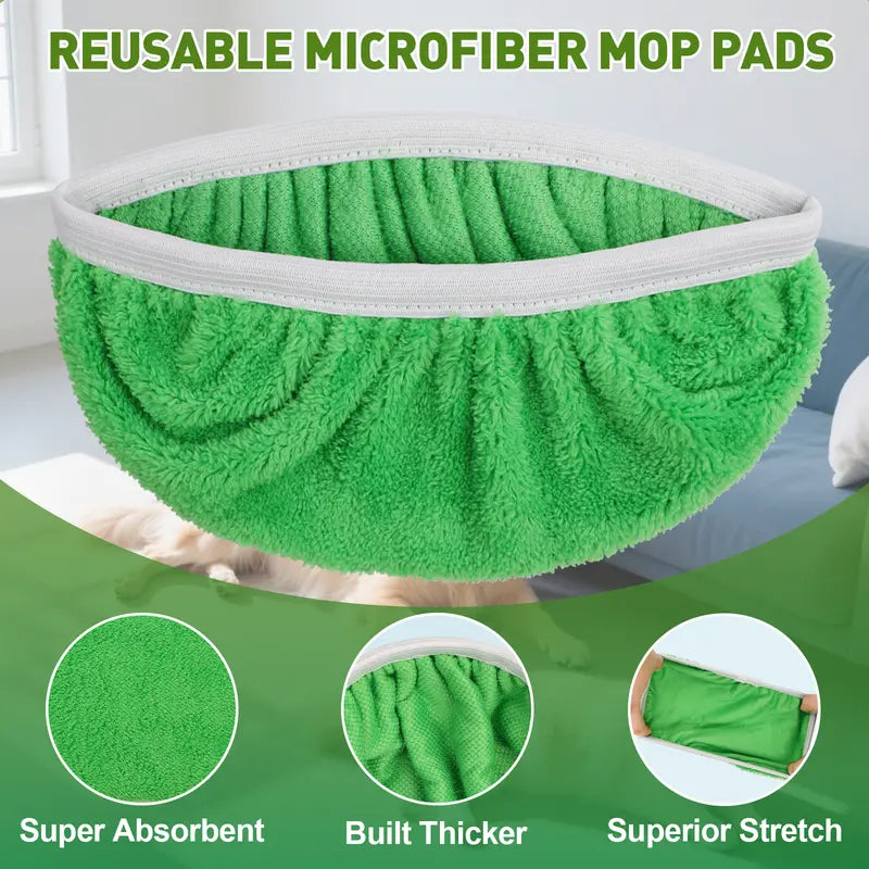 8Pcs Microfiber Mop Pads
