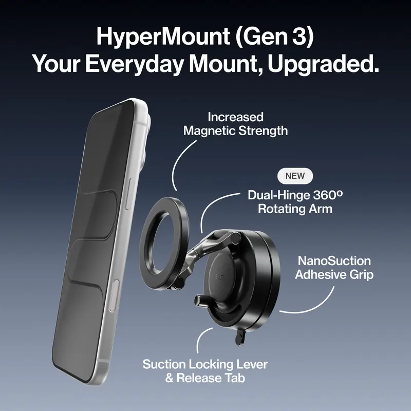 Phone Mount | NanoSuction & MagSafe