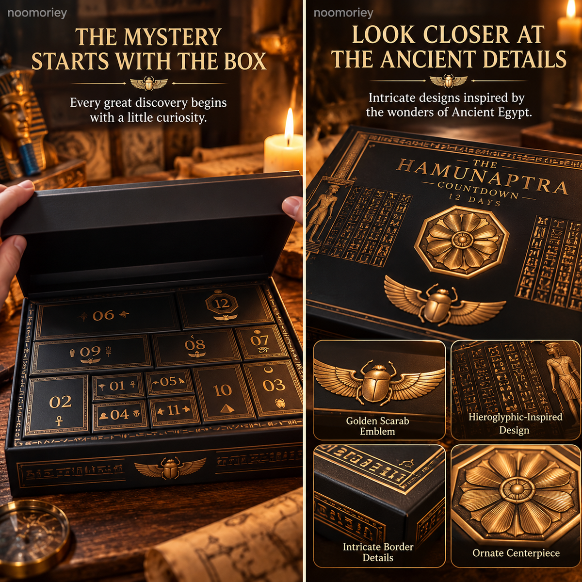 12-Day Ancient Egyptian Mystery Countdown Box