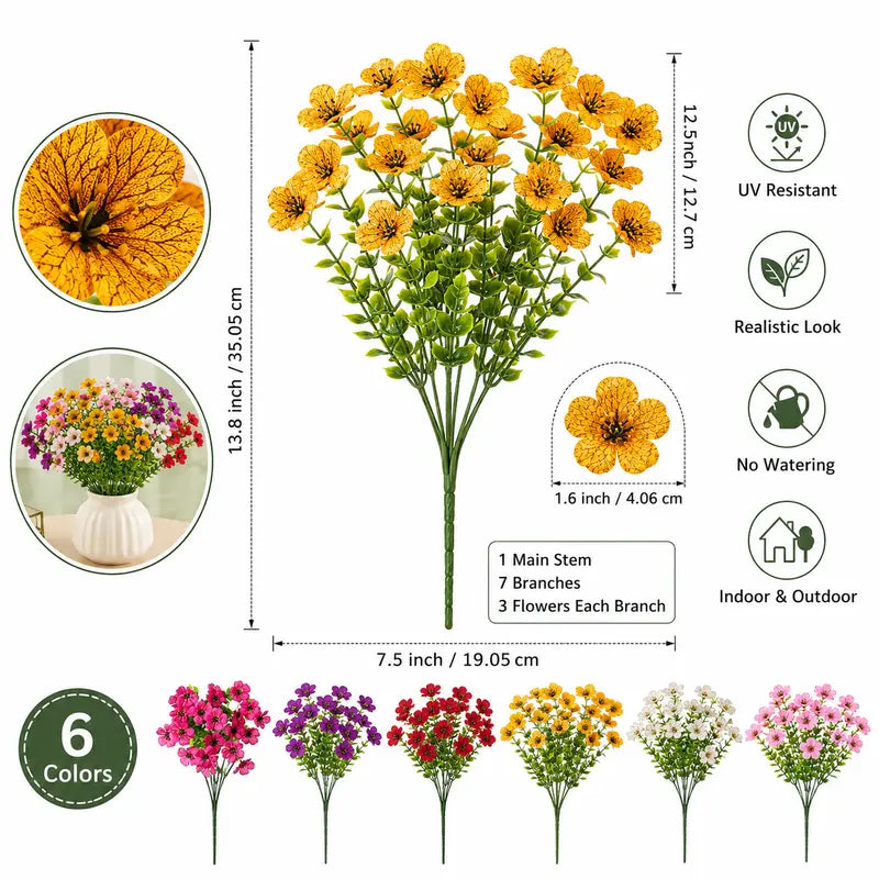 Fall Artificial Flower (6/12/24pcs/set)