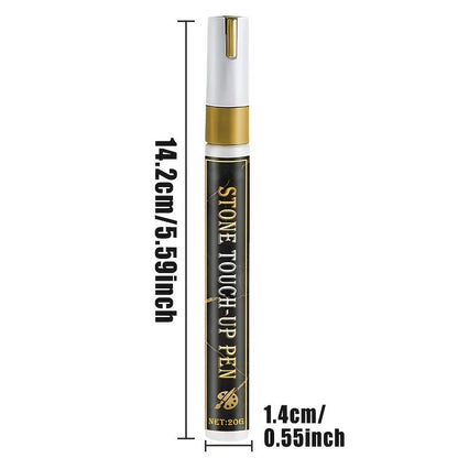 🔥HOT SALE 🐦Golden Tombstone Marker Pen for Restoring Faded Grave Inscriptions（2 PCS）