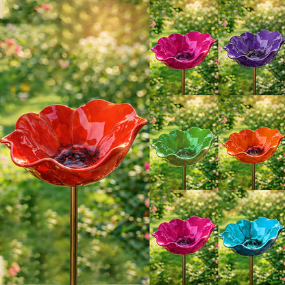 🔥2026 Mother's Day Gifts 50% Off🔥Handmade Metal Flower Garden Stake🐦