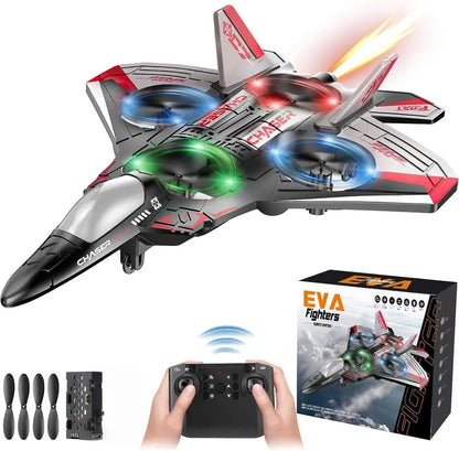 Colorful LED Stunt Fighter Jet Drone