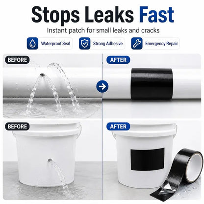 ✨Heavy-Duty Waterproof Seal Repair Tape – Strong Adhesive Leak Patch for Roof & RV