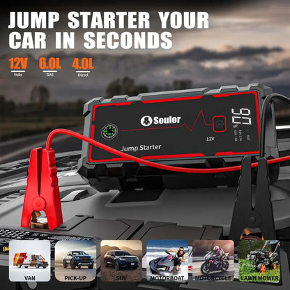 6400mAh Portable Car Jump Starter