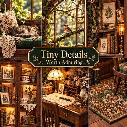The Woodland Memory House™ 3D Handmade Heritage Shadow Box