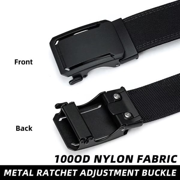 BUY 2 FREE SHIPPING🔥🔥-Upgraded version thickened double-layer nylon tactical belt with automatic buckle