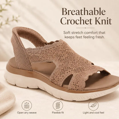 Slip-ins Summits Crochet Knit Sandals