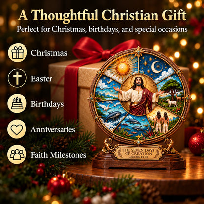 ✝️And God Created™ – The Seven Days of Creation 3D Biblical Art