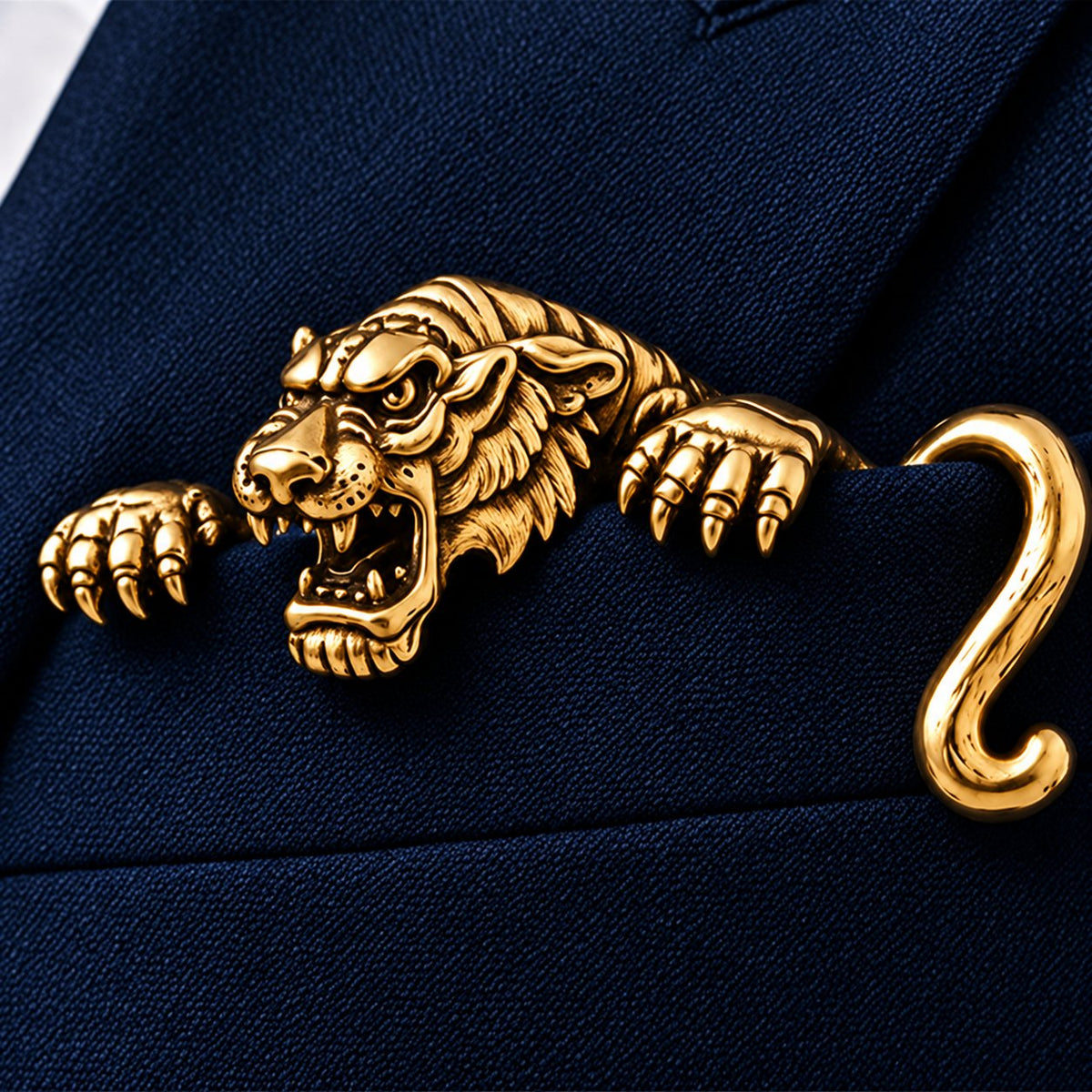 ✨ Luxury Sculpted Animal Brooch – Premium Statement Piece for Men & Women’s Suits & Blazers