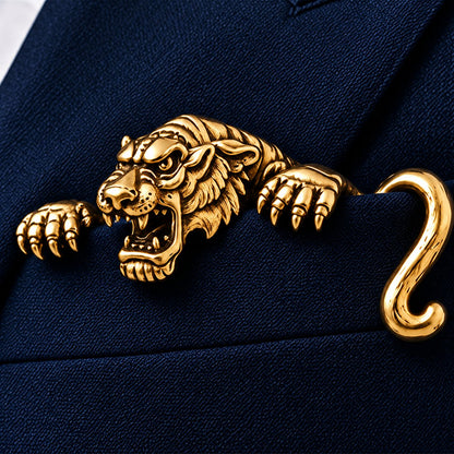 ✨ Luxury Sculpted Animal Brooch – Premium Statement Piece for Men & Women’s Suits & Blazers