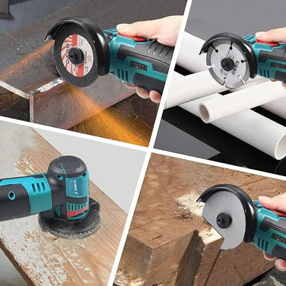 🔧✨ Cordless Mini Angle Grinder – 19500RPM, 12V, Dual Battery, Compact & Powerful!