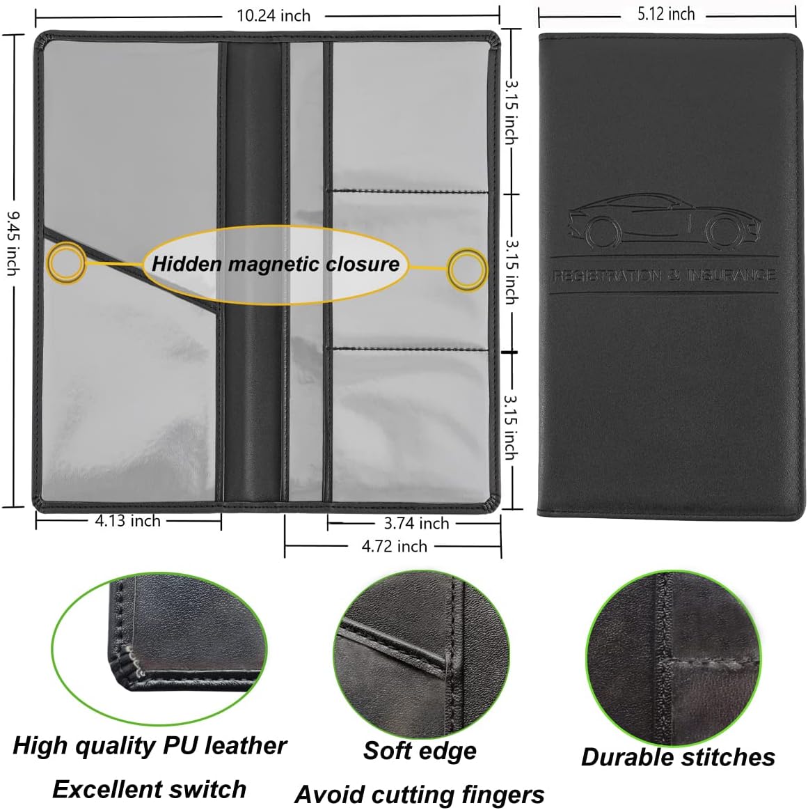 ✨Car Registration & Insurance Card Holder