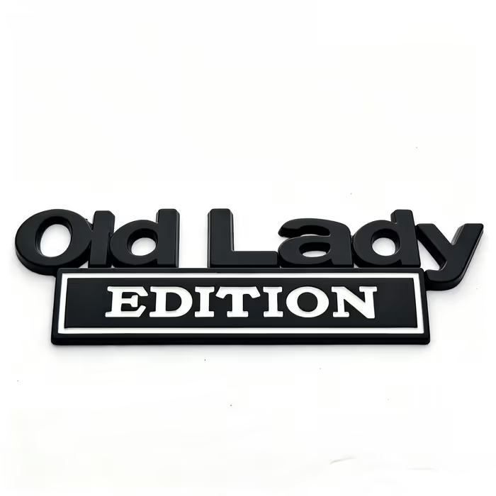 New Year Hot Sale  - 🚗 Old Man Edition Car Emblem