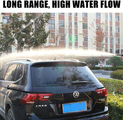 Portable High Pressure Water Sprayer, Adjustable Garden Hose Nozzle Sprayer