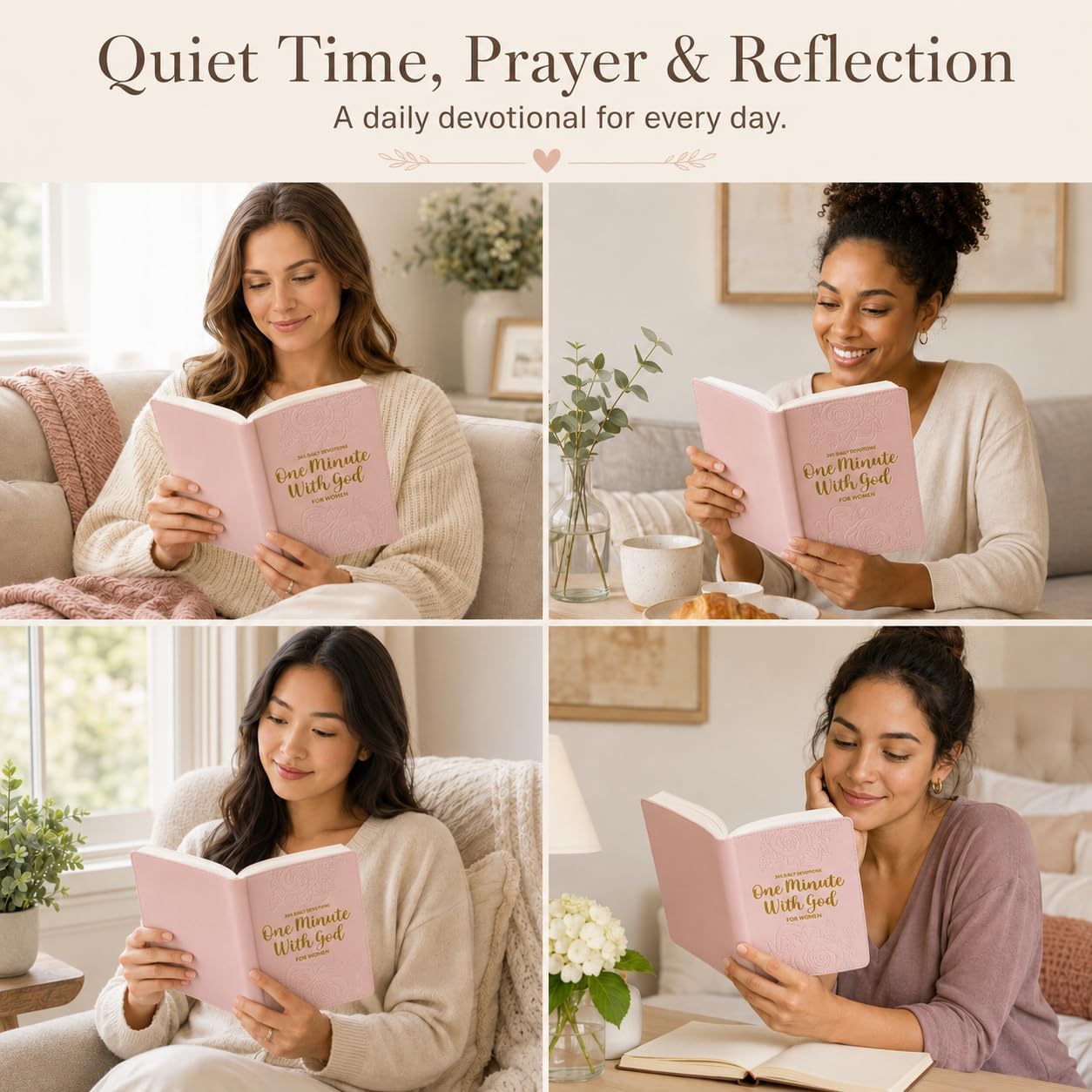 One Minute With God for Women – Daily Devotional & Prayer Journal 2026