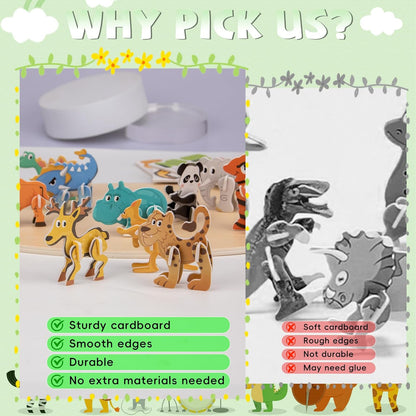 🔥Educational 3D Cartoon Puzzle