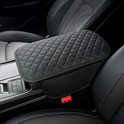 🚗Multifunctional Car Armrest Box Cushion with Built-in Storage Bag
