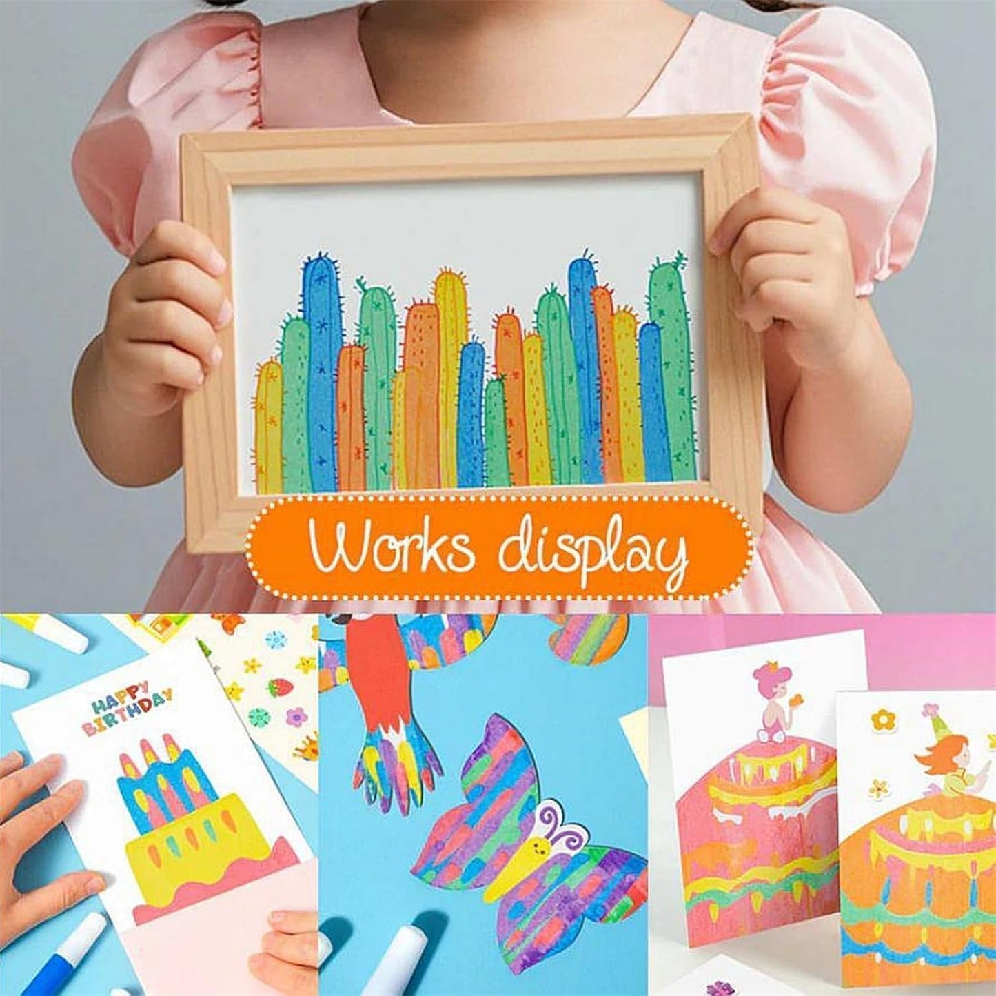 🔥Last Day 49% OFF - 🌈Rainbow Squeeze Art Kit: The Most Satisfying DIY Scrape Art Set for Kids! ✨