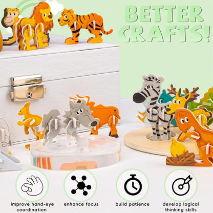 🔥Educational 3D Cartoon Puzzle