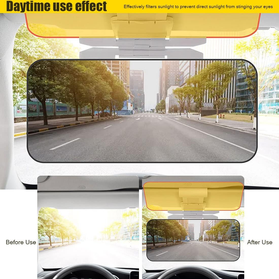 🚗Sun Visor for Car Universal Anti-Glare Polarized Visor Extender