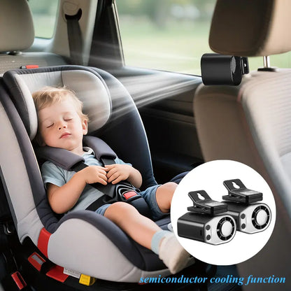 【Summer Survivals】2026 Semiconductor Cooling Car Clip On Fan