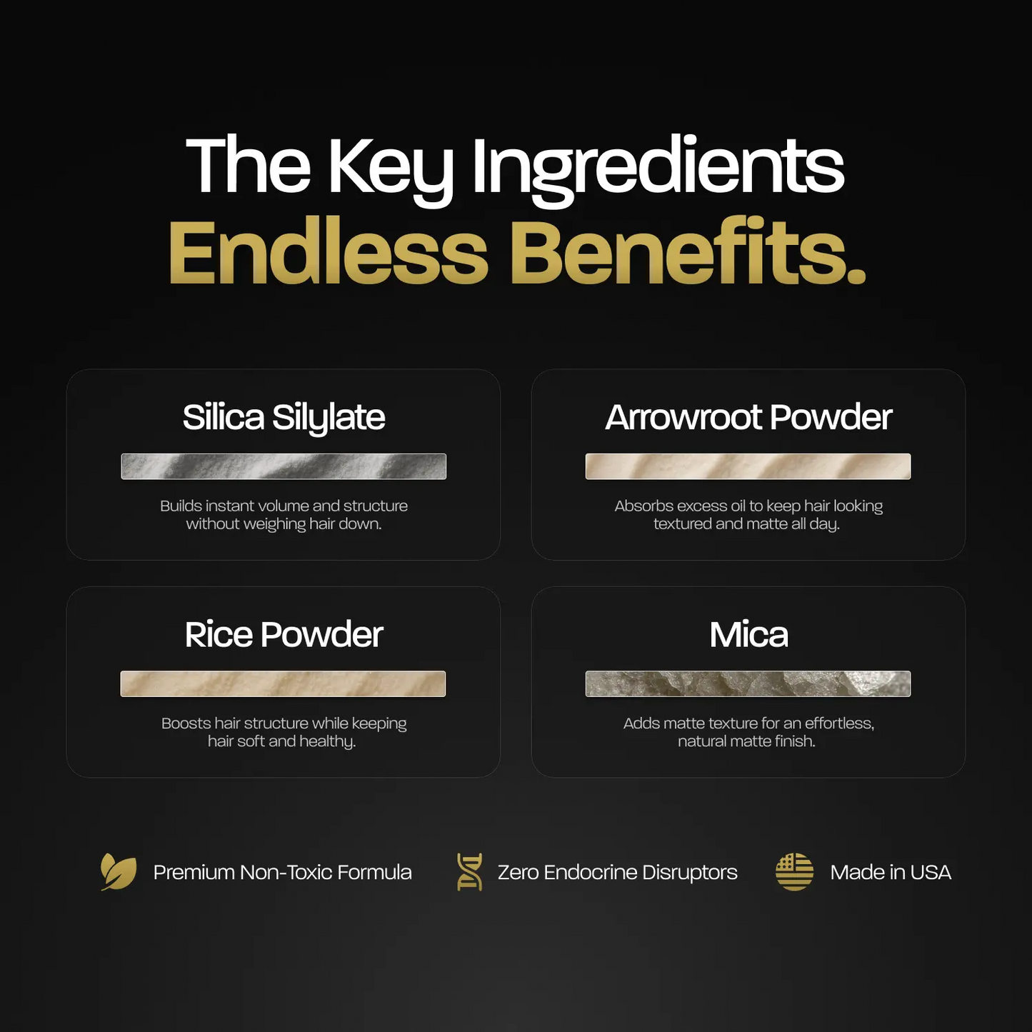 BASED Hair Texture Powder | Instant Volume & Texture | Lightweight, Matte Finish | Simple, Effective, BASED.