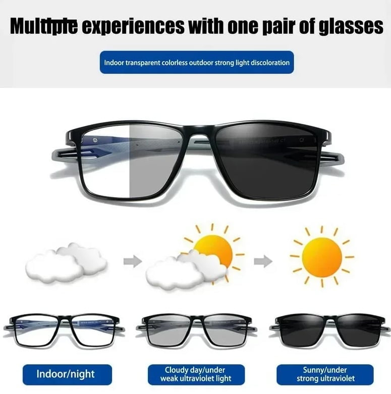 🔥 VisionSync AutoFocus+ Multifocal Glasses | Near-to-Far Vision for Adults 35+