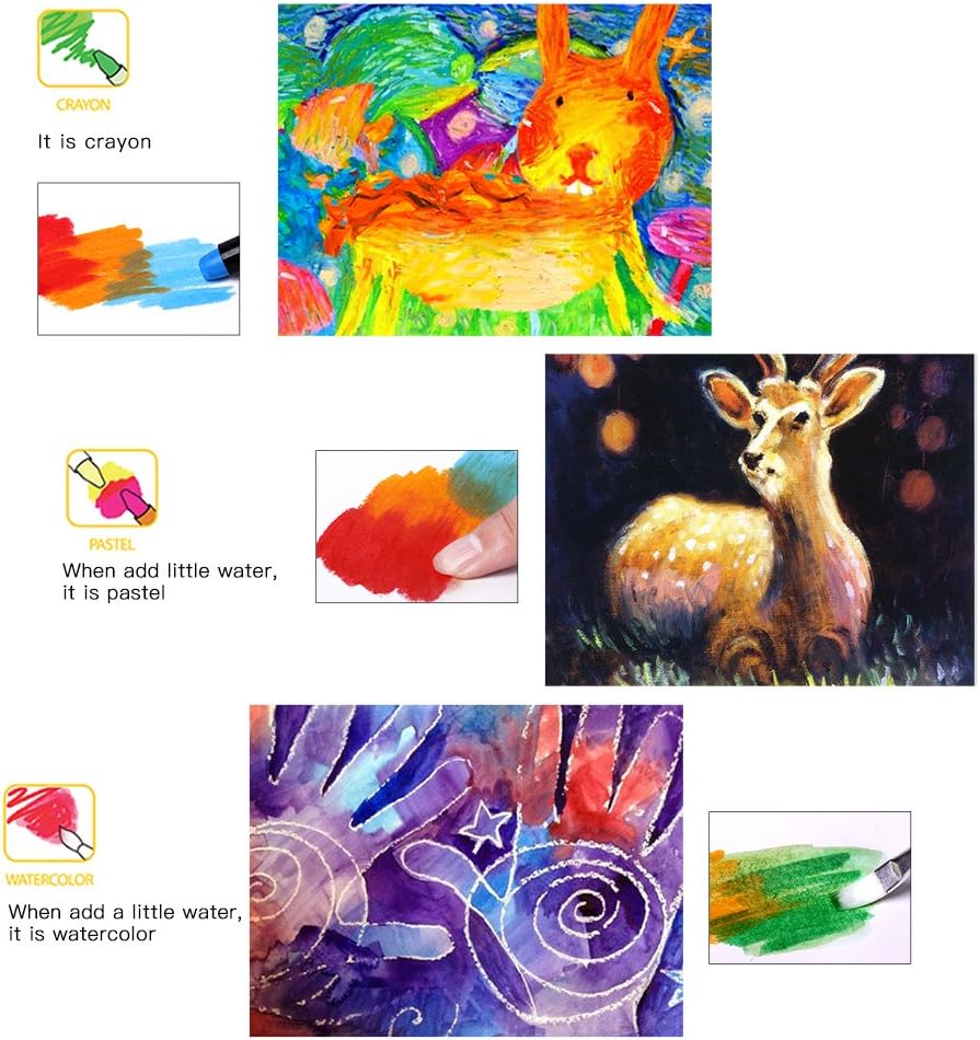 BabyRoo Silky Washable Crayons 🎨🖍️✨ – Safe, Smooth & Easy to Clean!