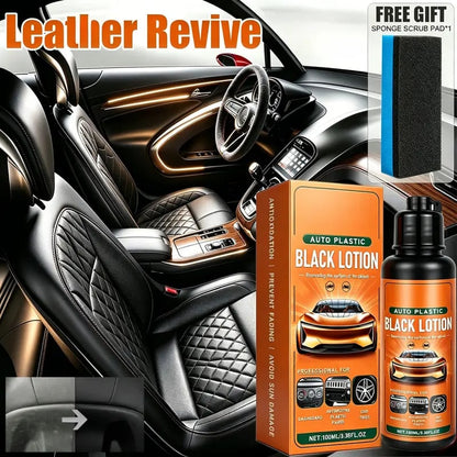 😎Plastic & Trim Restorer – Interior & Exterior Revitalizer with Applicator Pad