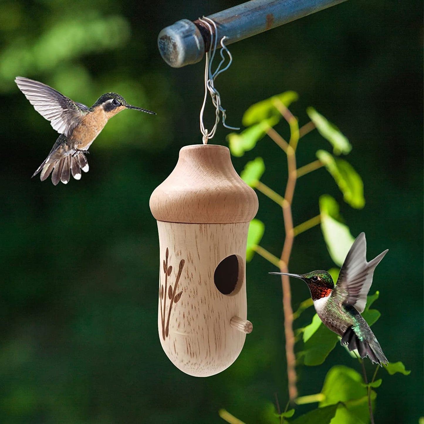 Buy 2 Free Shipping💕Wooden Hummingbird House-Gift for Nature Lovers
