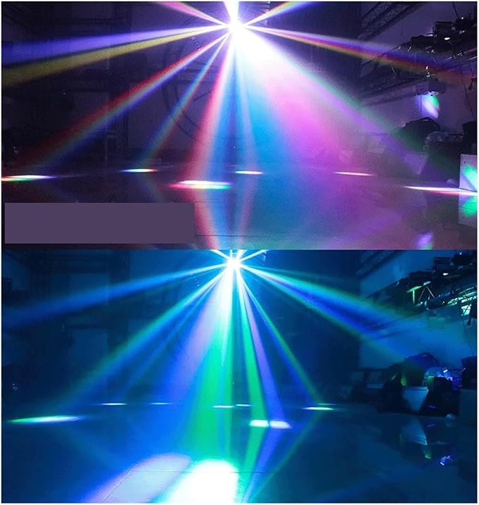 3-in-1 DJ Party Lights – RGBW Derby Beam, Sound Activated + Remote 🎶✨