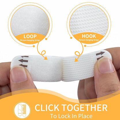 Damage-Free Sticky Picture Hanging Strips🖼️✨