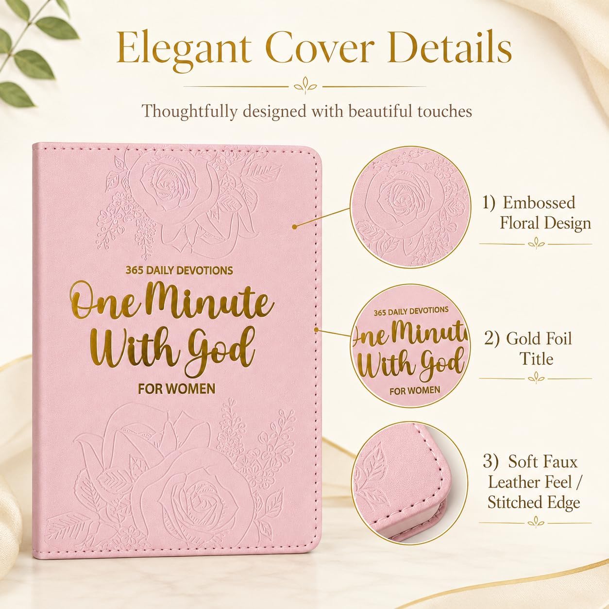 One Minute With God for Women – Daily Devotional & Prayer Journal 2026